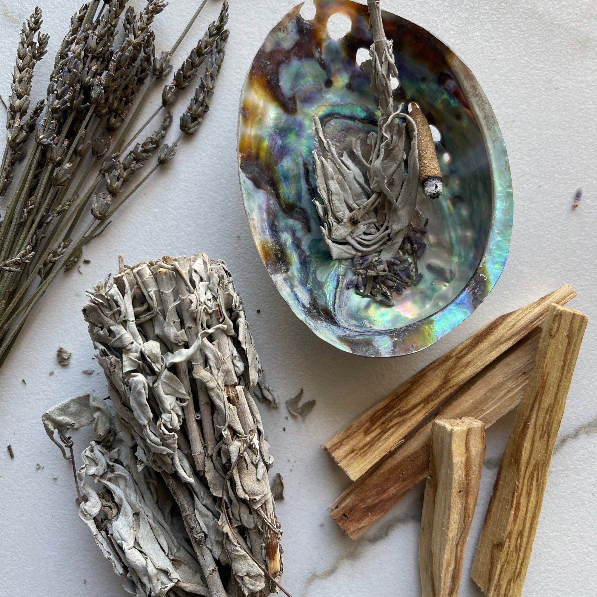 Cleansing Kit with Abalone Shell
