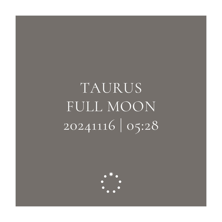 Super Full Moon 24°01 Taurus