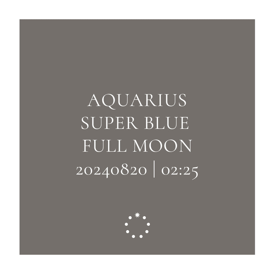 Full Moon 27°15' Aquarius