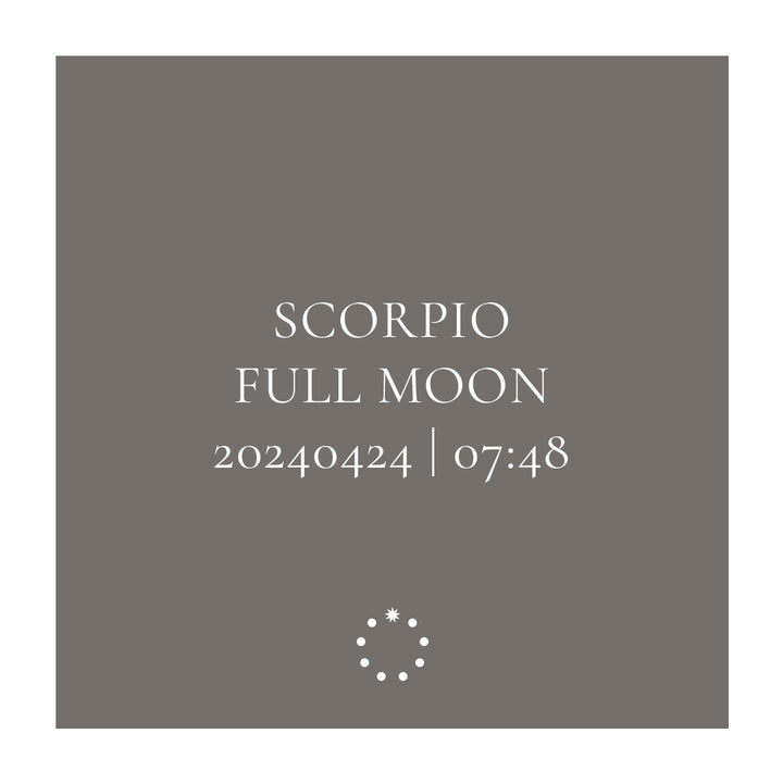Scorpio Full Moon (4°18' | 07:48HKT)