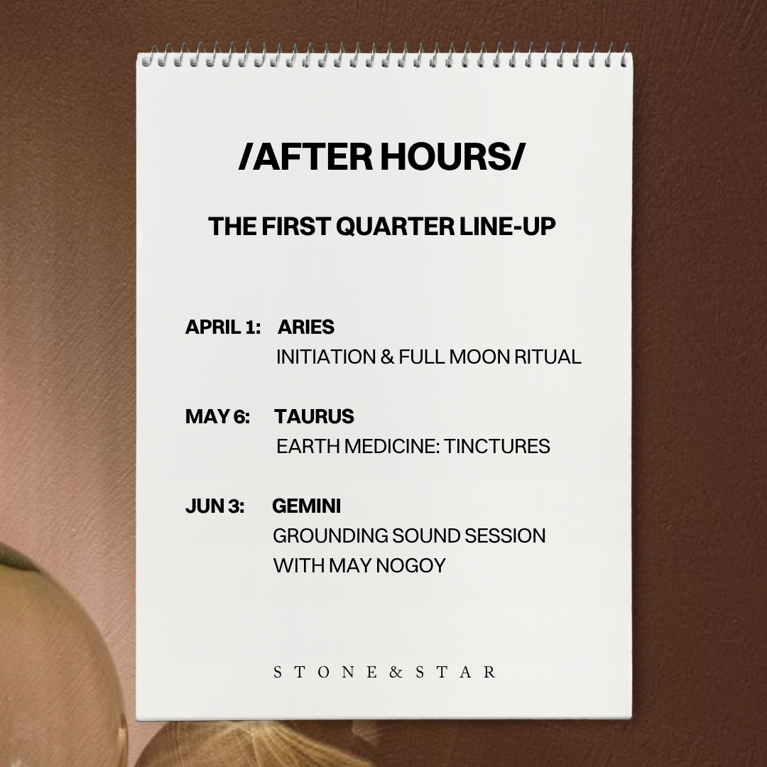 /AFTER HOURS/: JULY MONTHLY WORKSHOP &amp; GATHERING