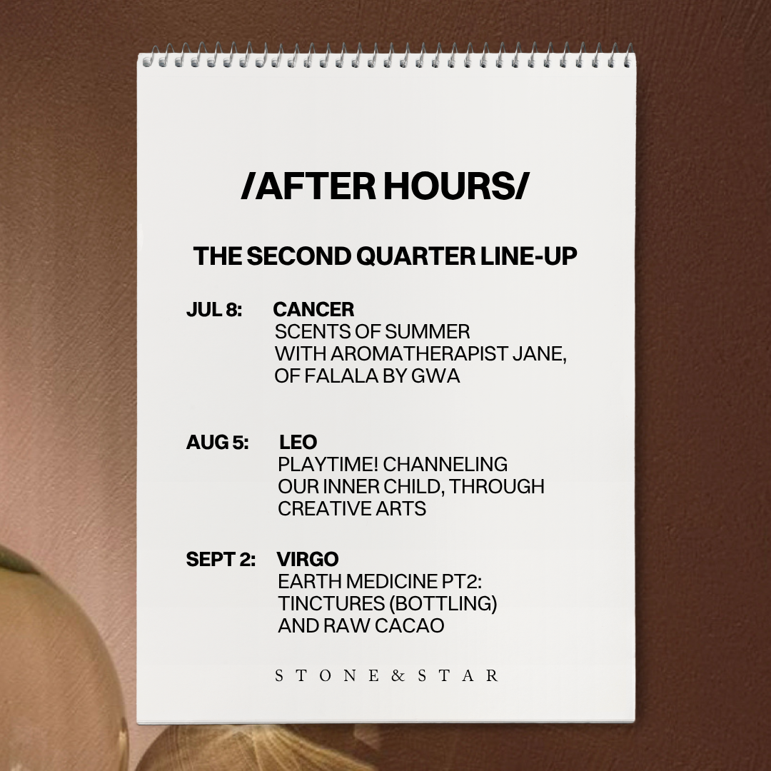 /AFTER HOURS/: JULY MONTHLY WORKSHOP &amp; GATHERING