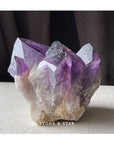 Amethyst Cluster with Trigonic Record Keepers