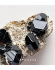 Black Tourmaline with Smokey Quartz