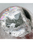 Chlorite included Clear Quartz Sphere with Rainbows