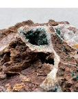 Botryodial Malachite with Quartz on Matrix