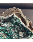 Botryodial Malachite with Quartz on Matrix